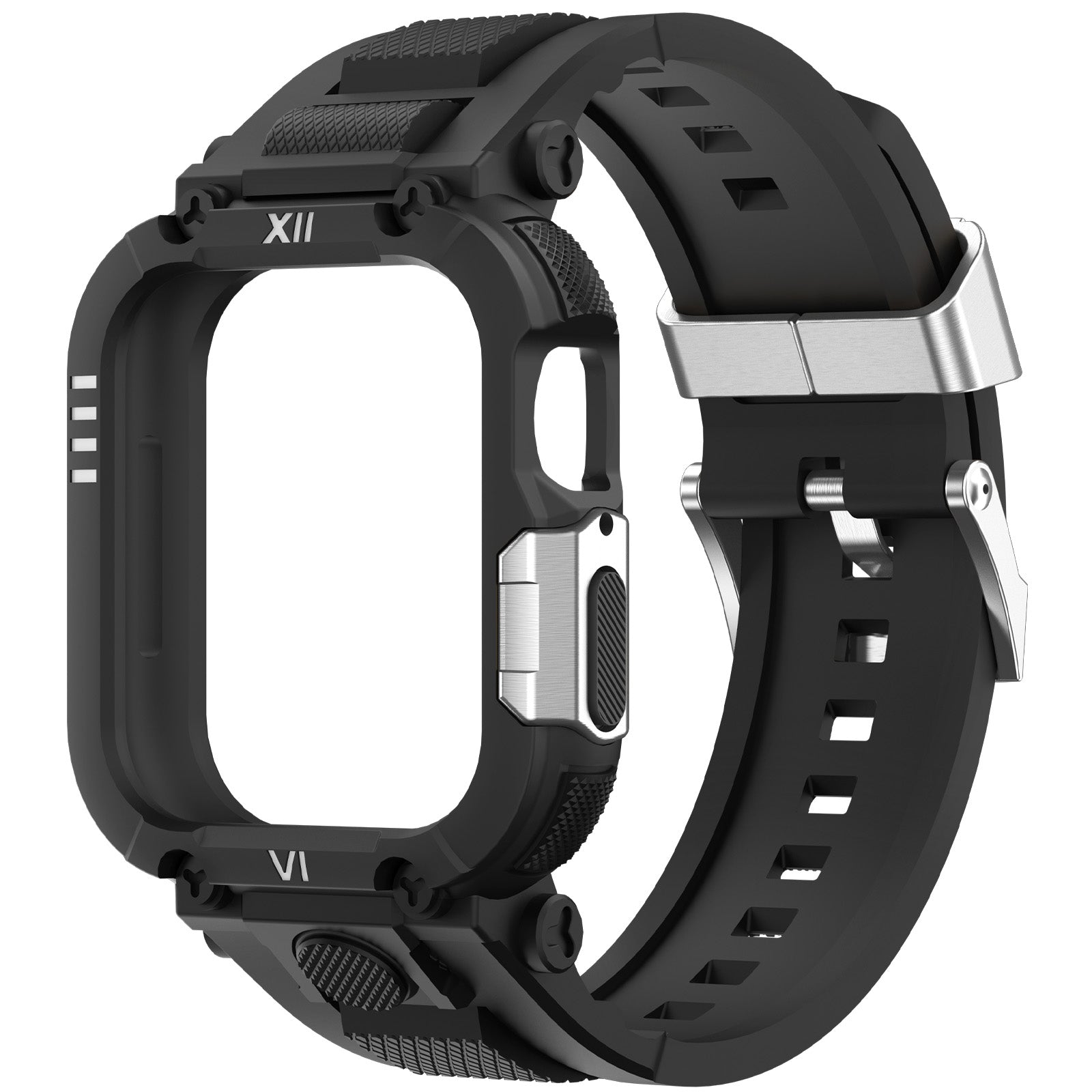 DABAOZA Men's Sport Rugged Apple Watch Band & Case – 49mm/46mm/45mm/44mm