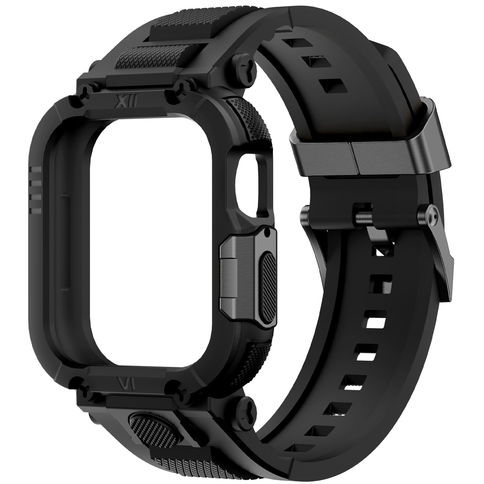 DABAOZA Men's Sport Rugged Apple Watch Band & Case – 49mm/46mm/45mm/44mm